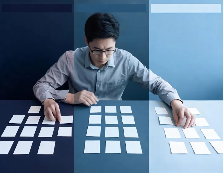 Analyst separating facts, inferences, and unknowns