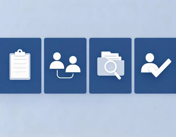 Controlled prospecting process from brief to review
